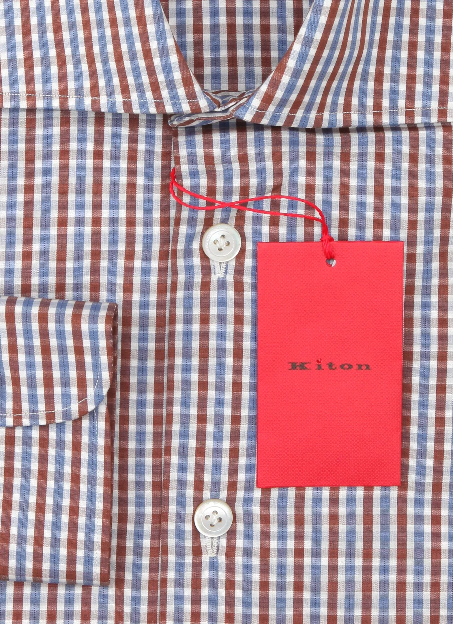 Kiton Brown Shirt - Slim