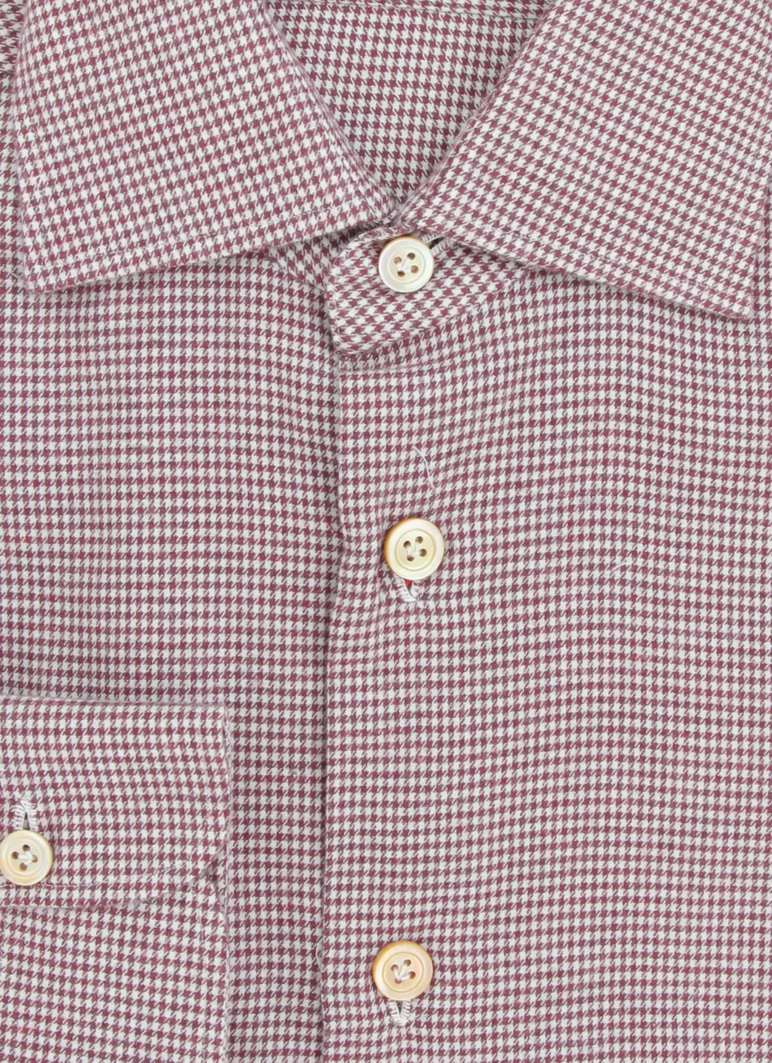 Kiton Burgundy Red Shirt - Slim