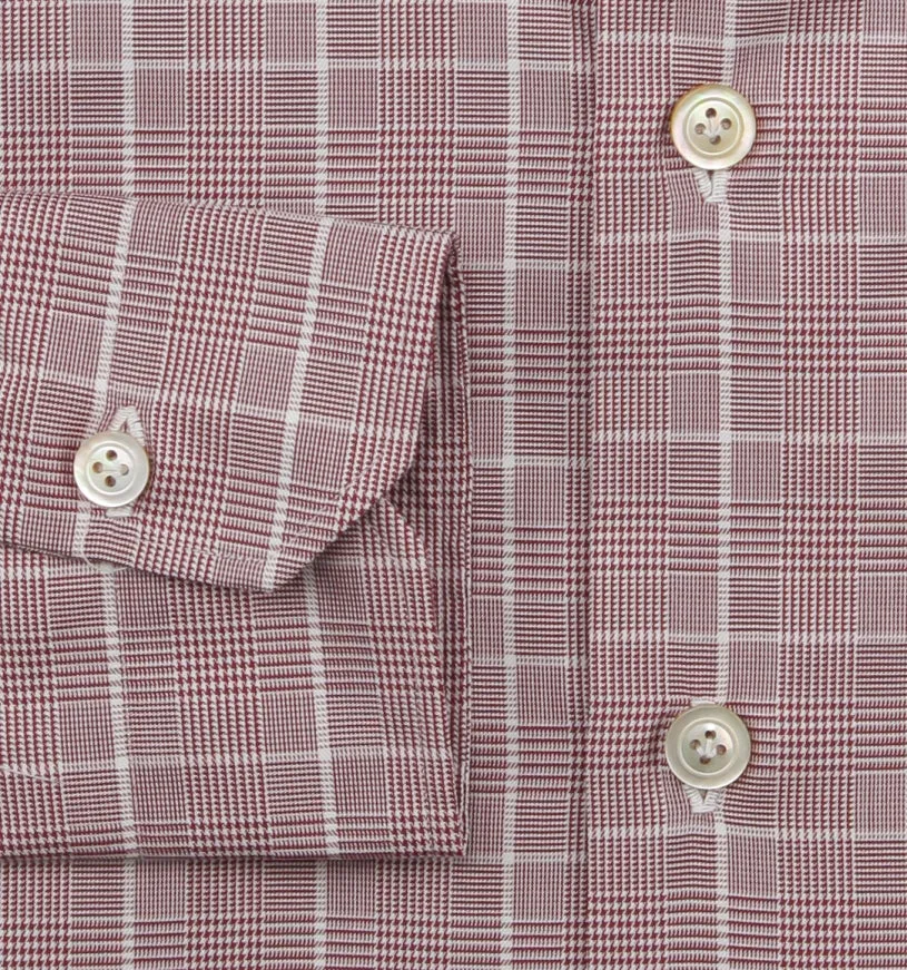 Kiton Burgundy Red Shirt - Slim