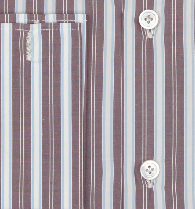 Kiton Burgundy Red Shirt - Slim