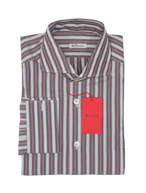 Kiton Burgundy Red Shirt - Slim