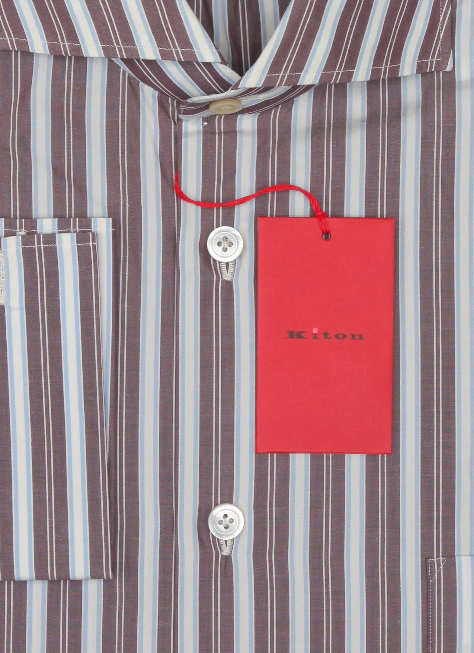 Kiton Burgundy Red Shirt - Slim