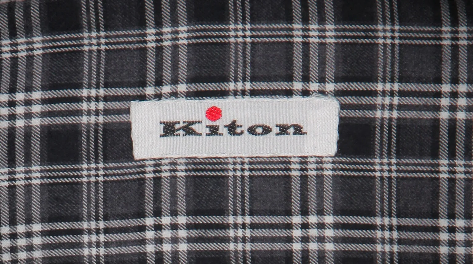 Kiton Charcoal Gray Shirt - Slim