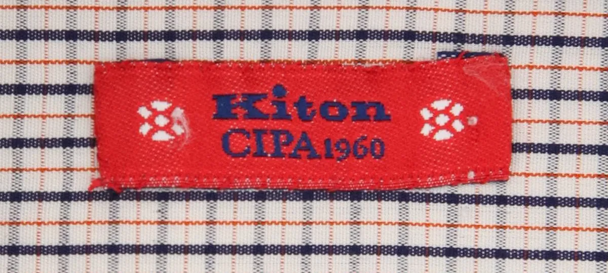 Kiton Cream Shirt - Slim
