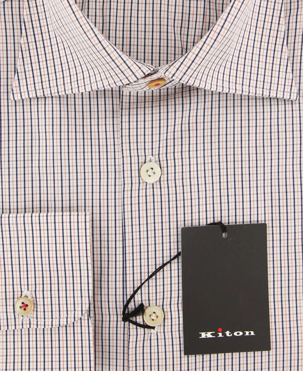 Kiton Cream Shirt - Slim