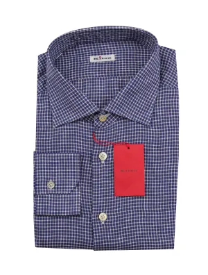 Kiton Dark Blue Shirt - Slim