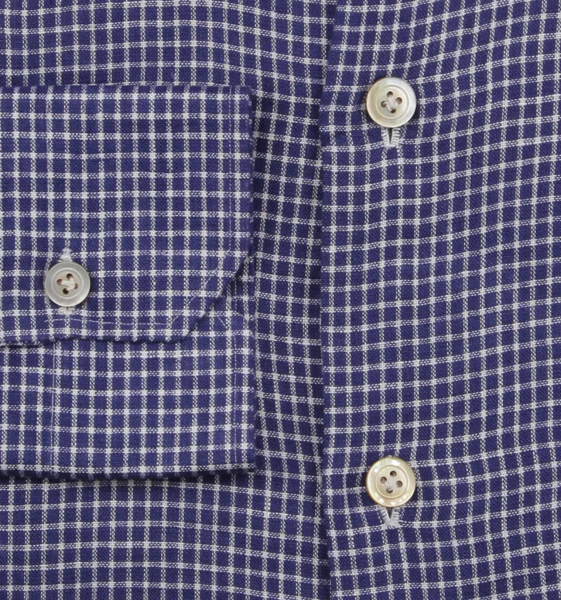 Kiton Dark Blue Shirt - Slim