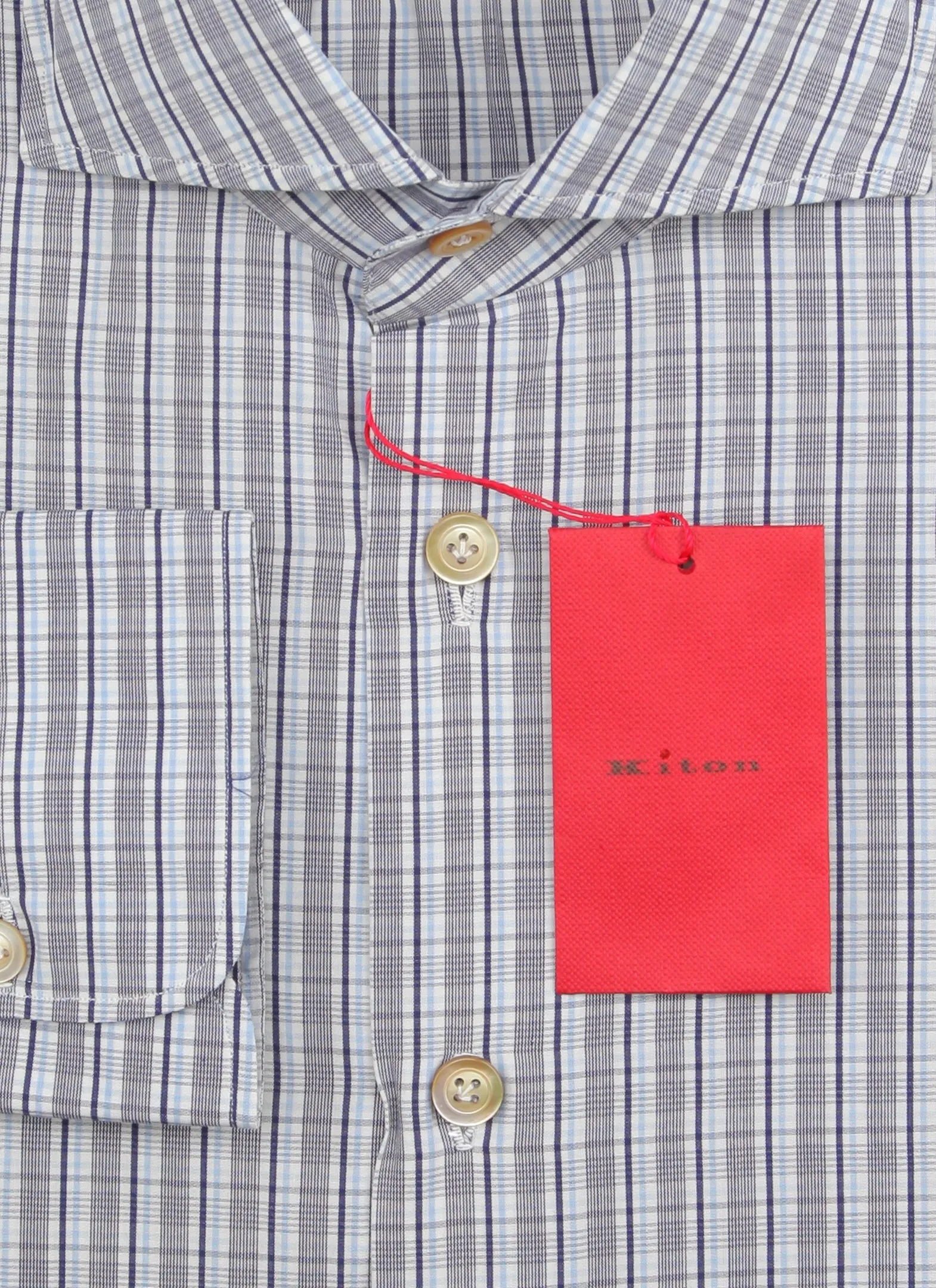 Kiton Dark Blue Shirt - Slim