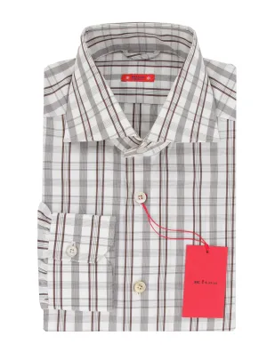 Kiton Dark Brown Shirt - Slim
