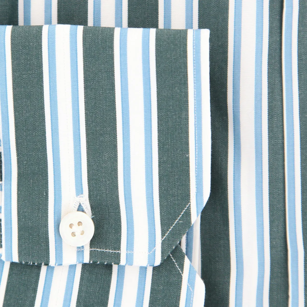 Kiton Dark Green Shirt - Slim