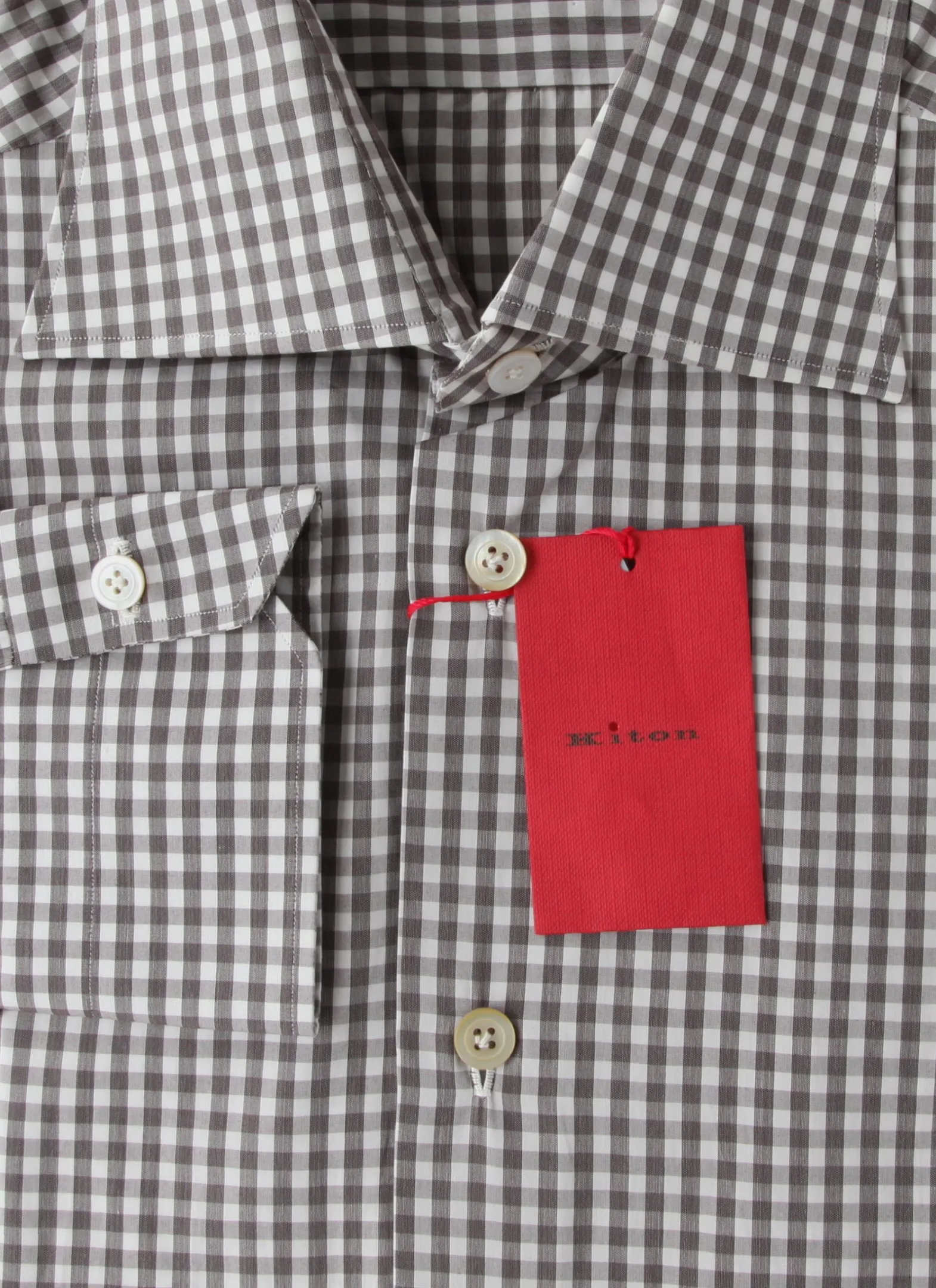 Kiton Gray Shirt - Slim
