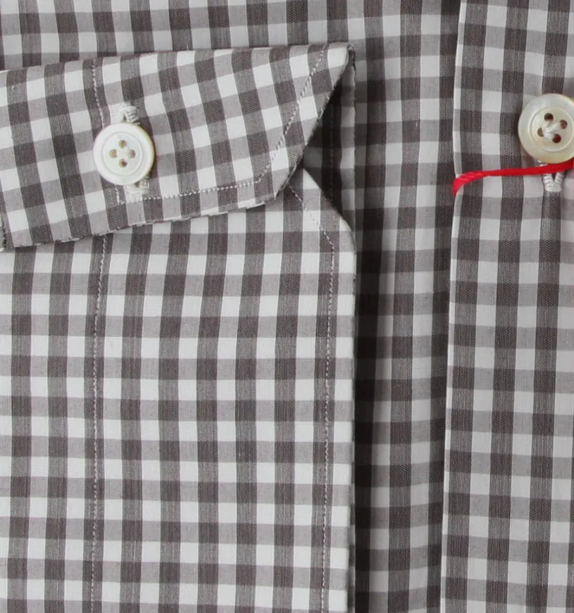 Kiton Gray Shirt - Slim