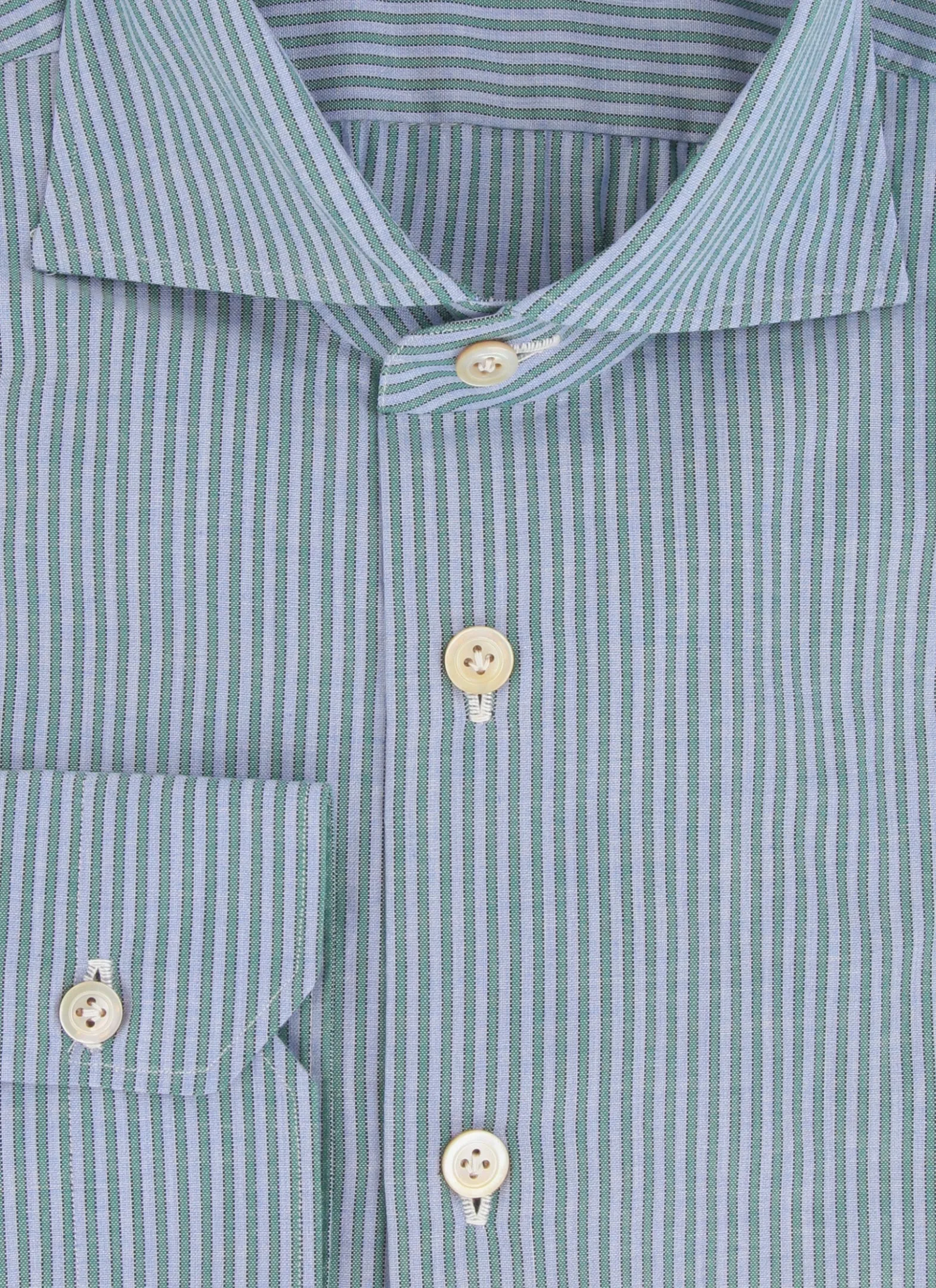 Kiton Green Shirt - Slim