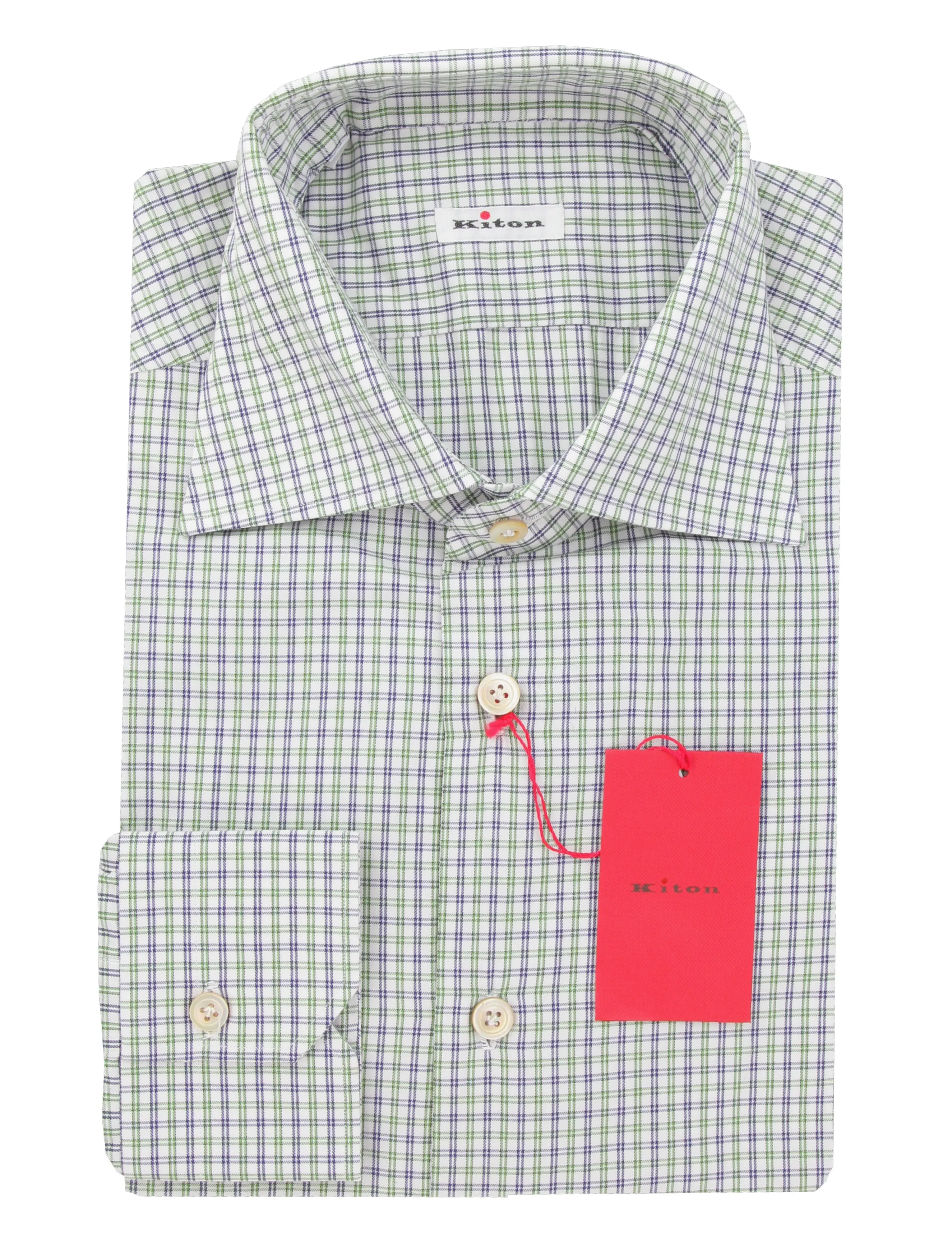 Kiton Green Shirt - Slim