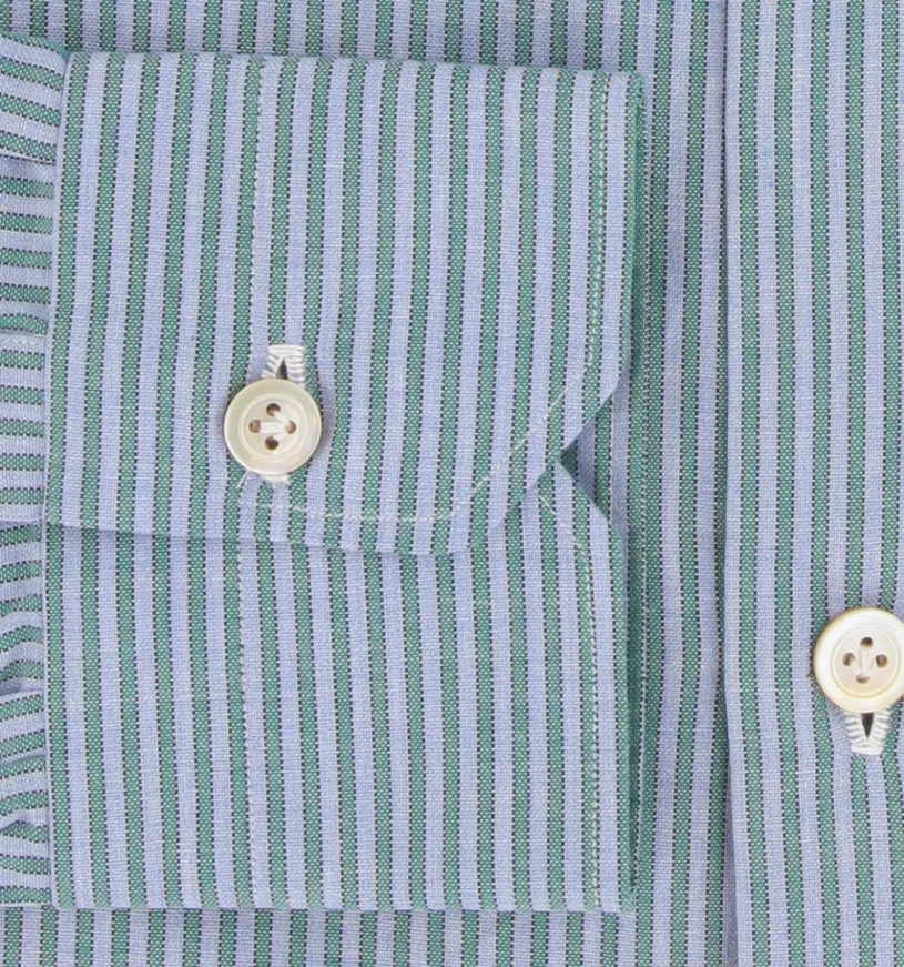 Kiton Green Shirt - Slim