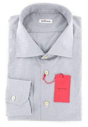 Kiton Navy Blue Shirt - Slim