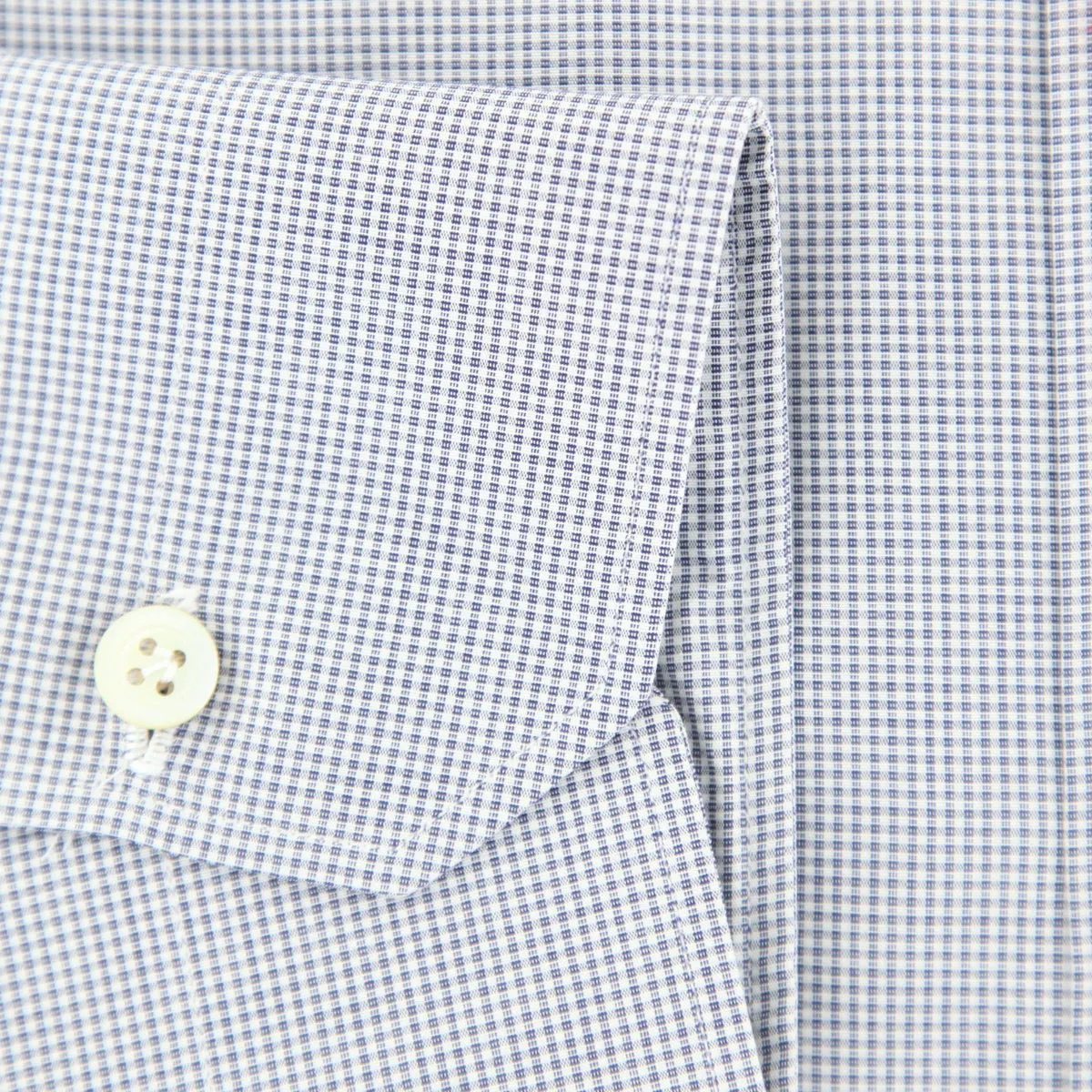 Kiton Navy Blue Shirt - Slim