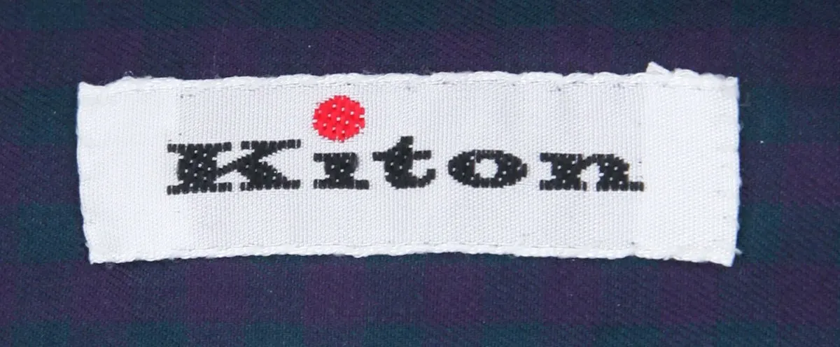 Kiton Navy Blue Shirt - Slim