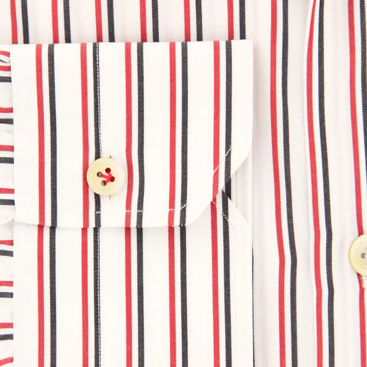 Kiton Off White Shirt - Slim