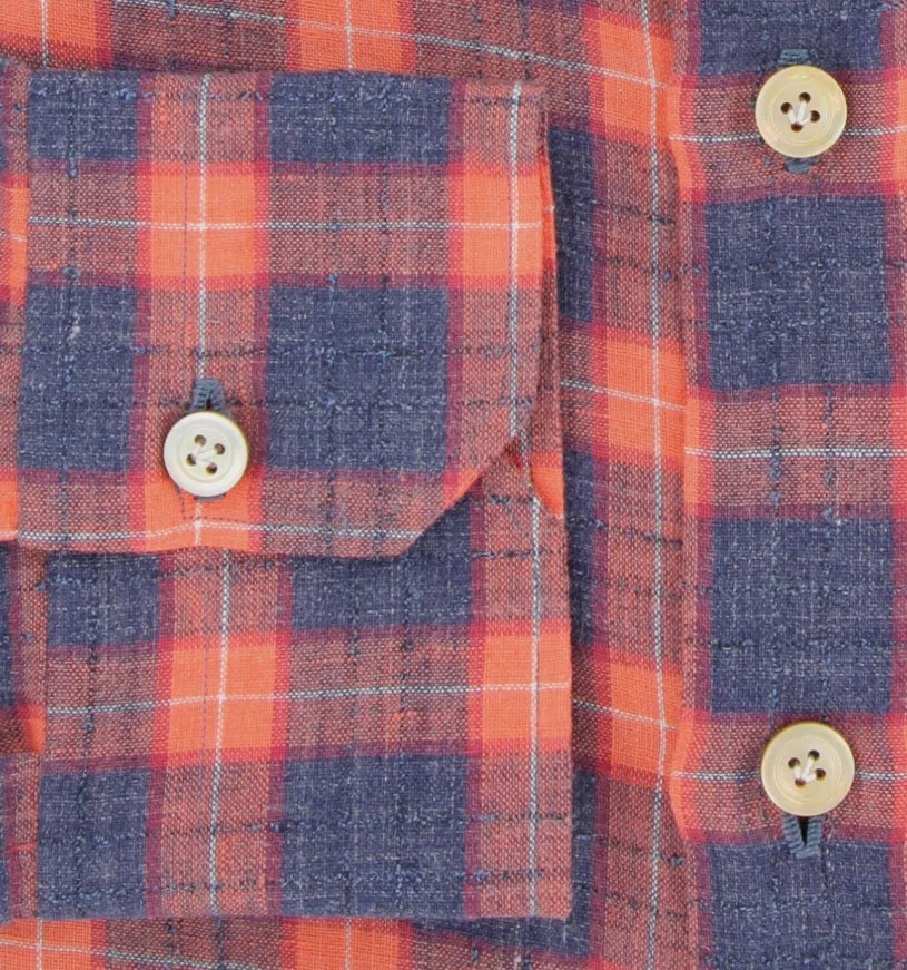 Kiton Orange Shirt - Slim