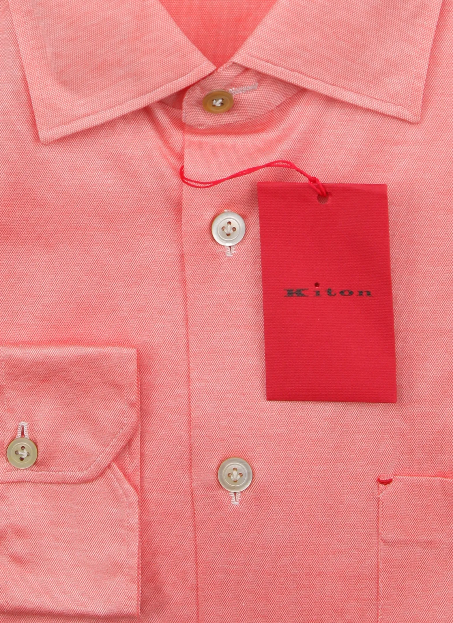 Kiton Orange Shirt - Slim