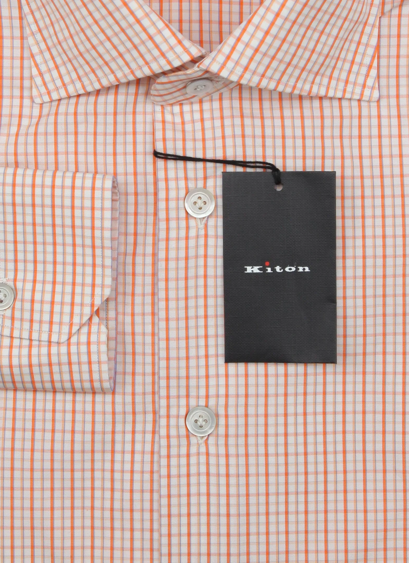 Kiton Orange Shirt - Slim