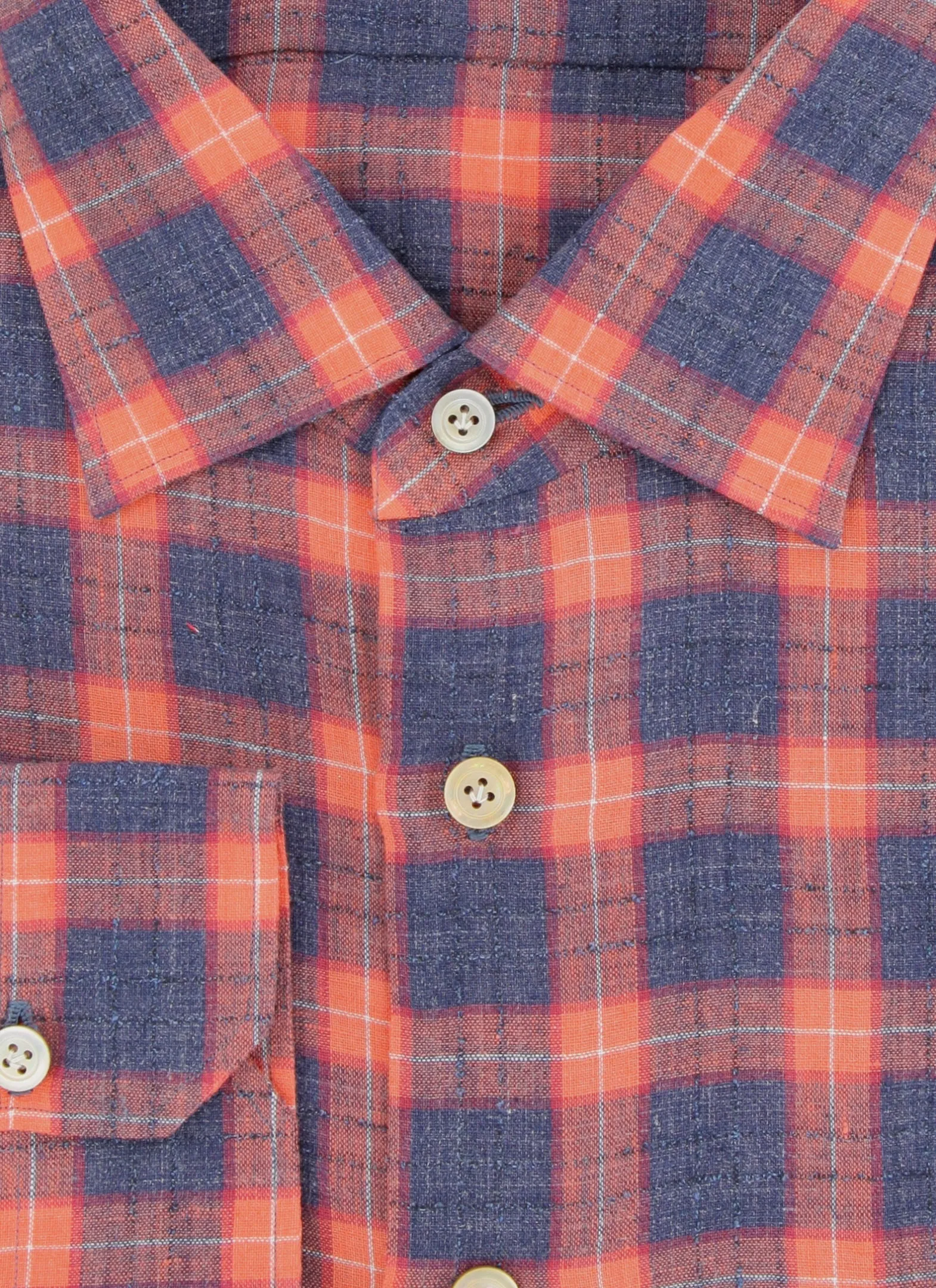Kiton Orange Shirt - Slim