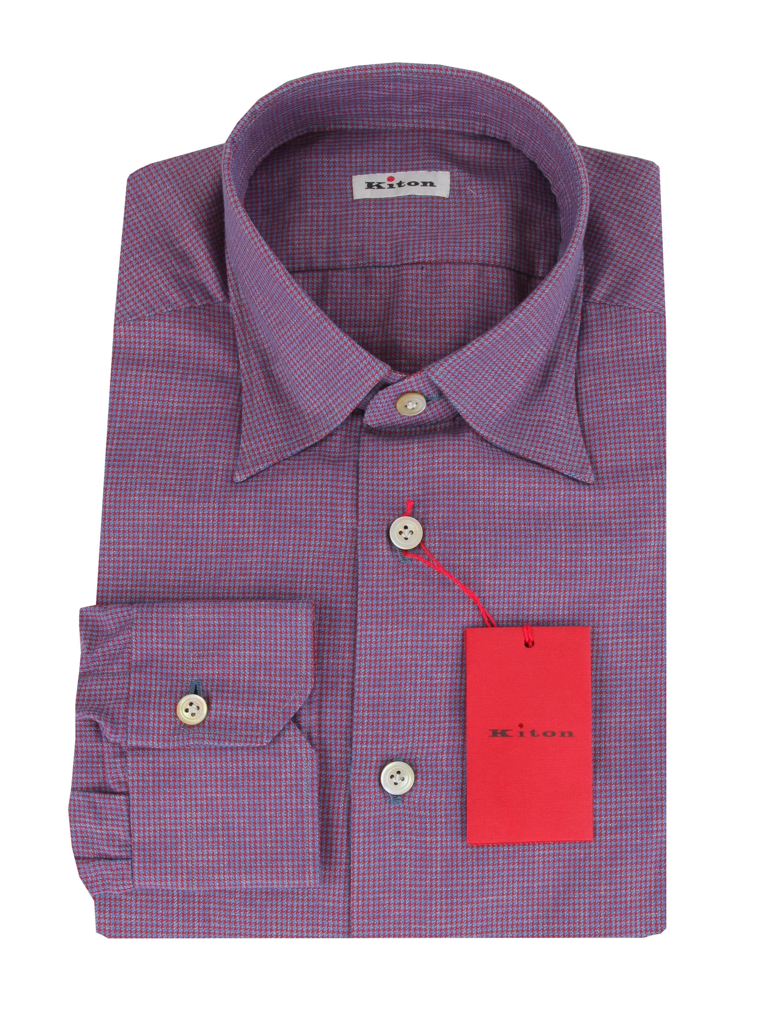 Kiton Red Shirt - Slim