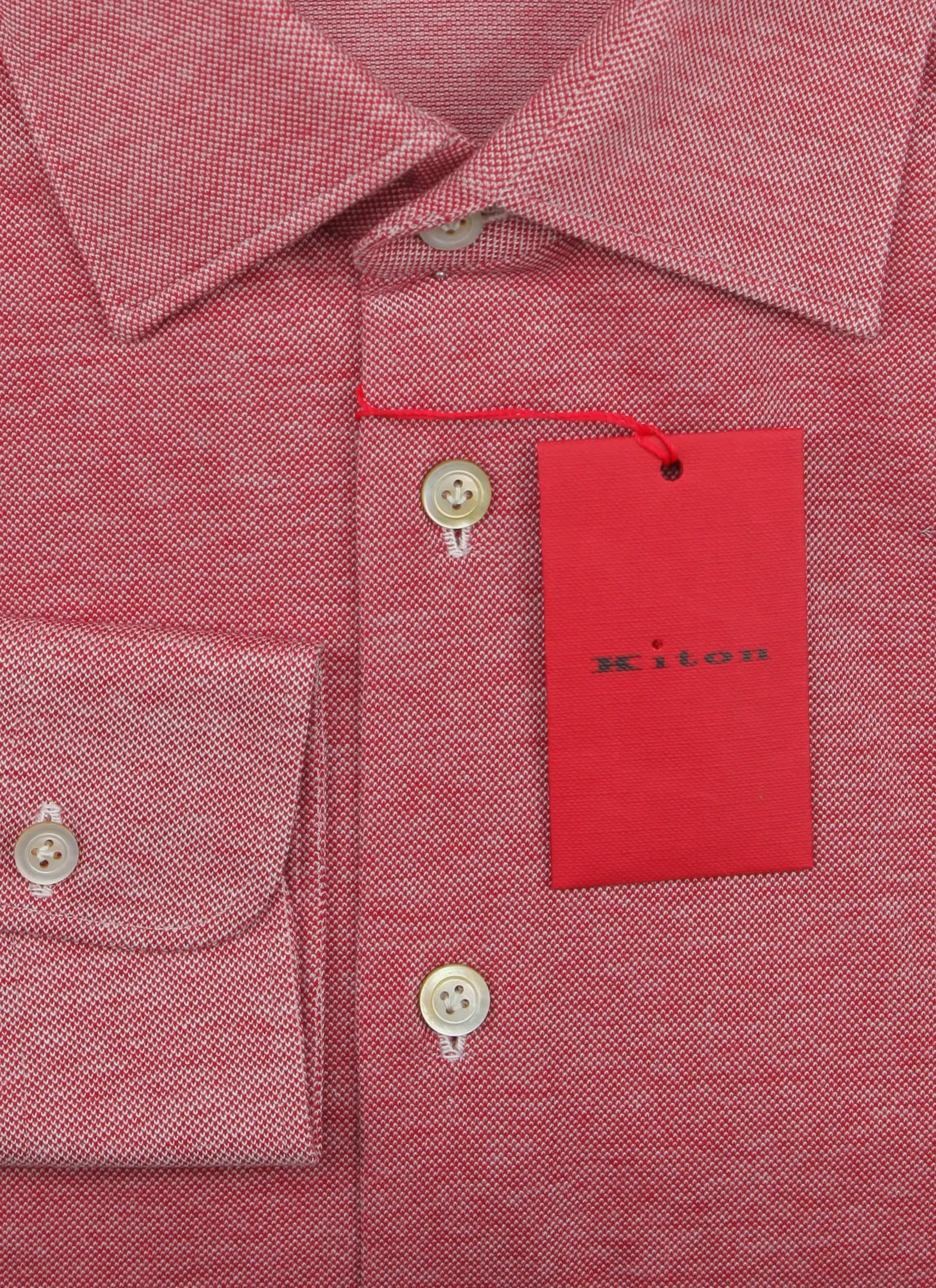 Kiton Red Shirt - Slim