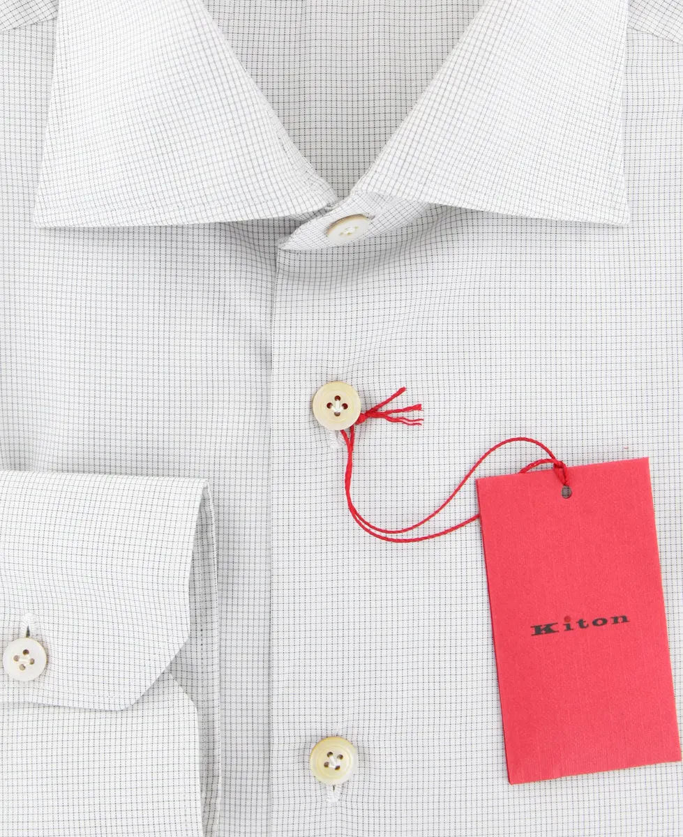 Kiton White Shirt - Slim