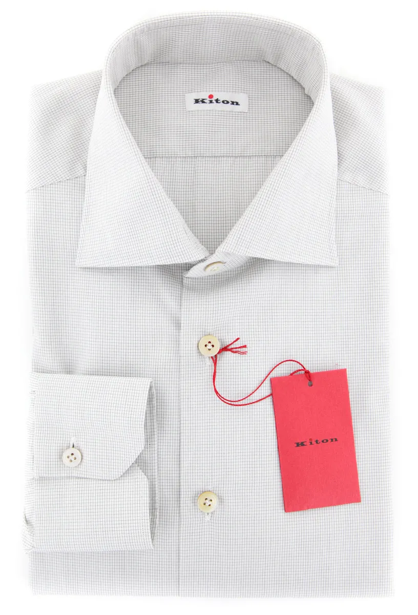 Kiton White Shirt - Slim