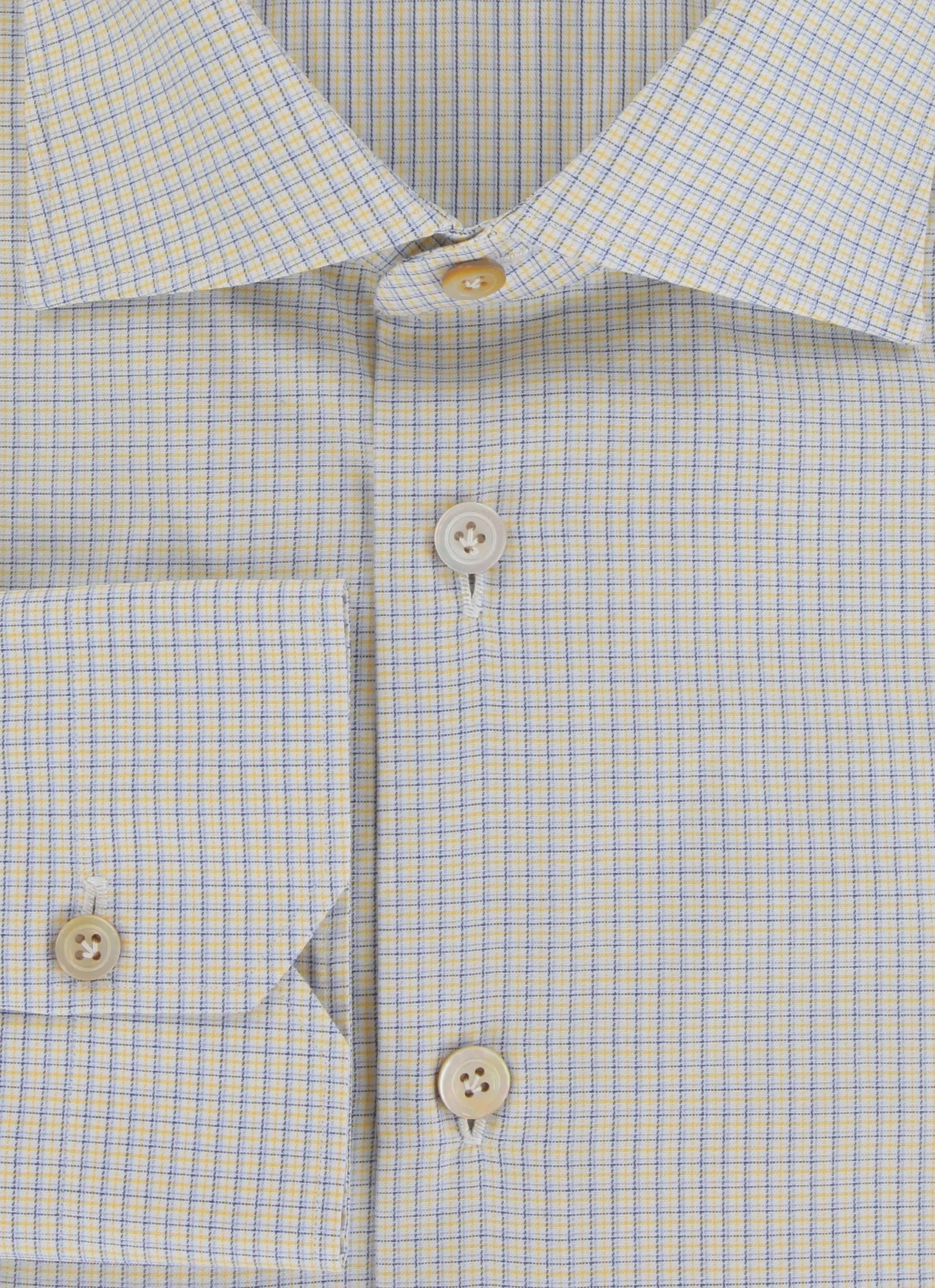 Kiton Yellow Shirt - Slim