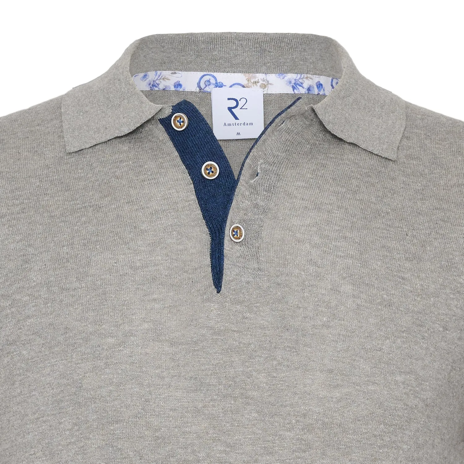 Knitted poloshirt