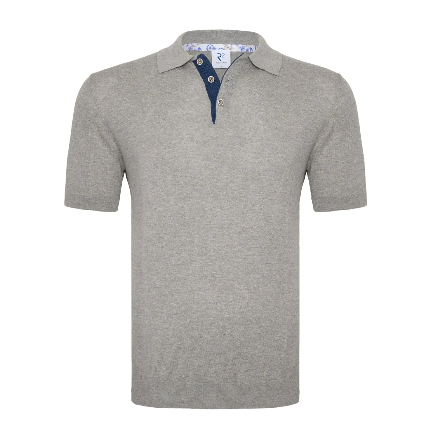 Knitted poloshirt