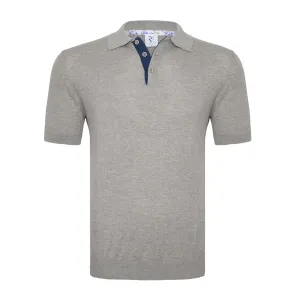 Knitted poloshirt