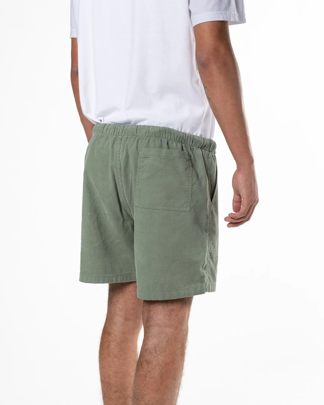 La Paz - Formigal Beach Shorts - Green Bay Baby Cord