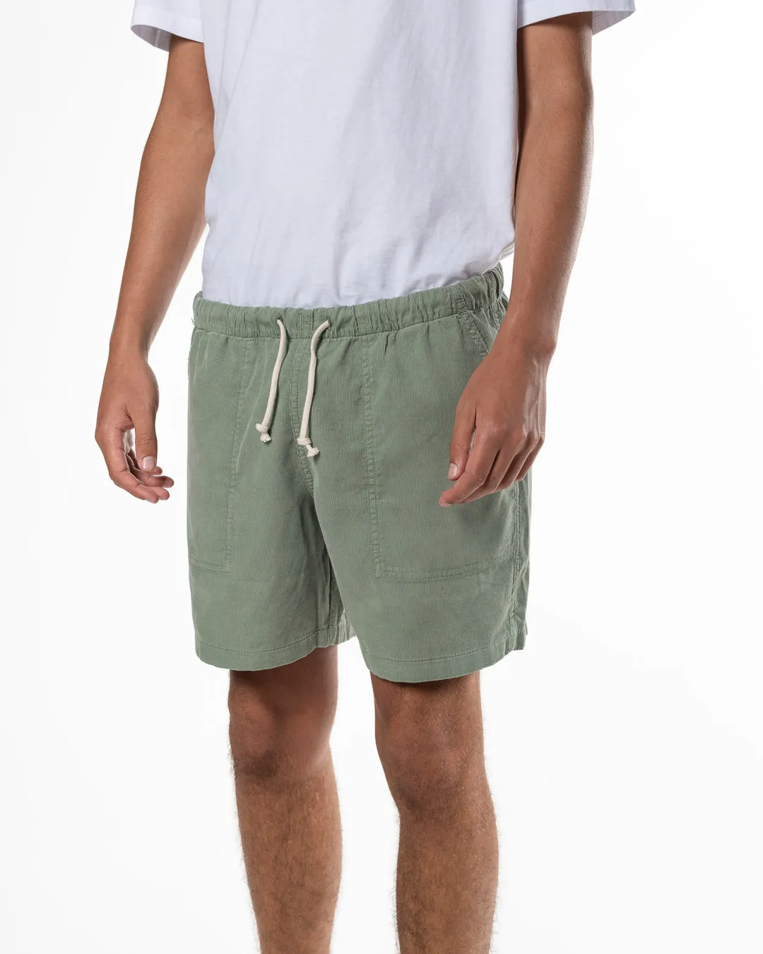 La Paz - Formigal Beach Shorts - Green Bay Baby Cord