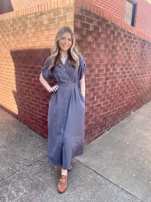 Lady Agatha Button Down Dress
