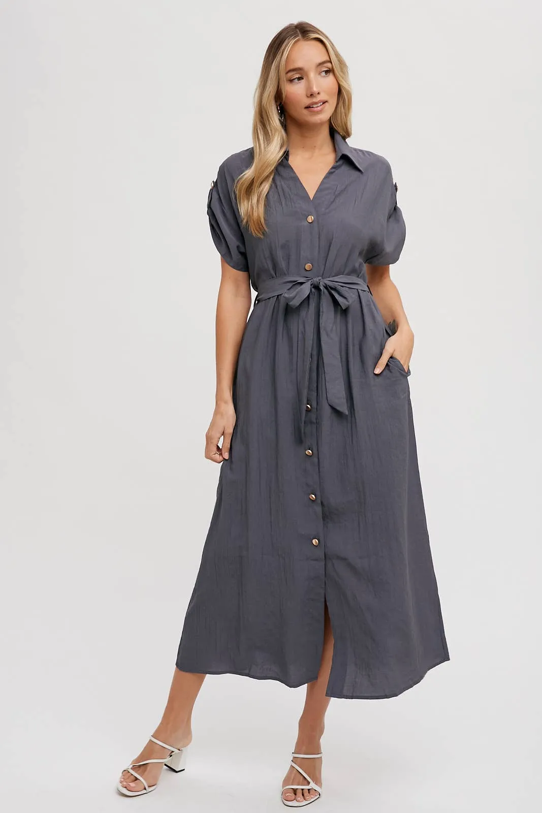 Lady Agatha Button Down Dress