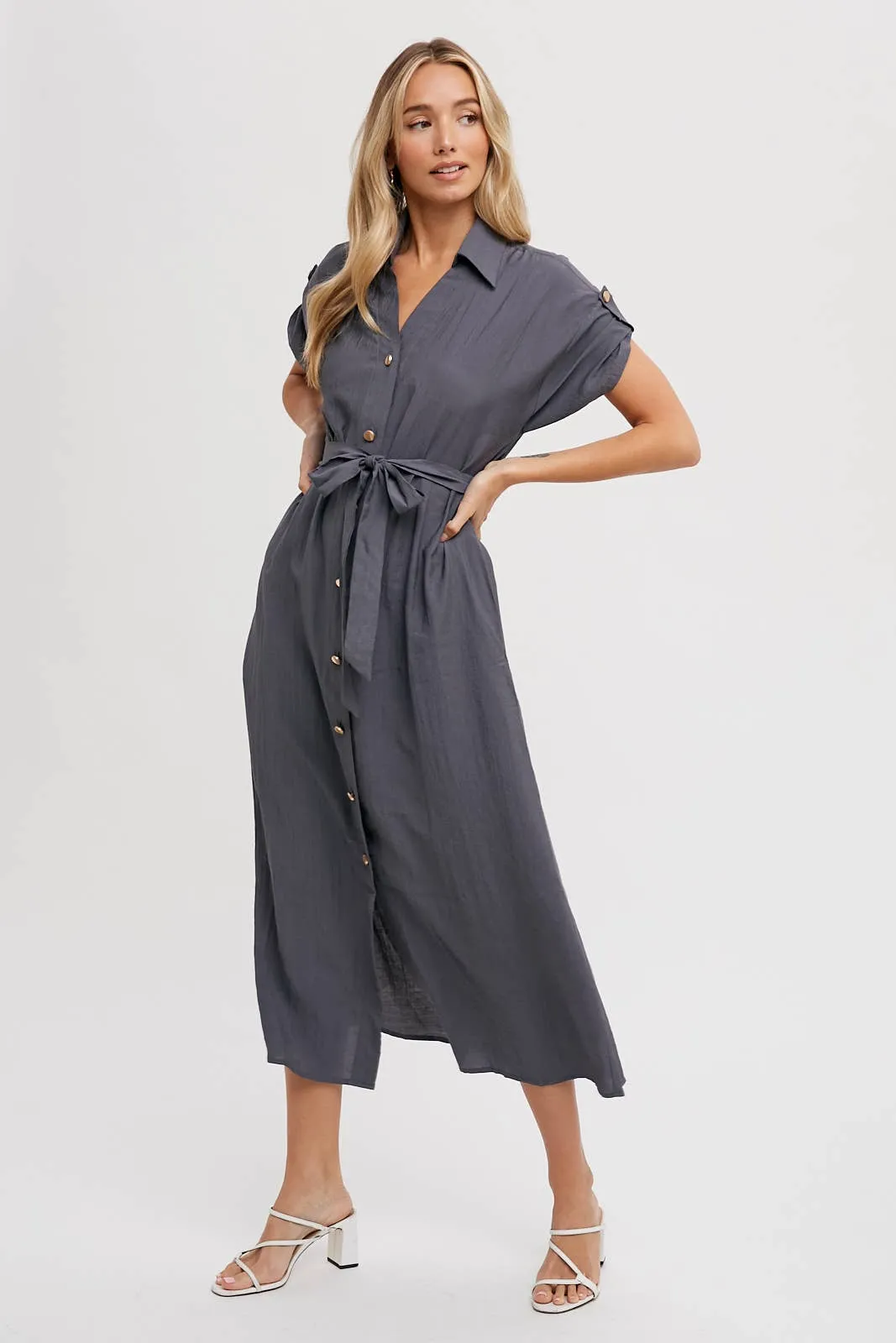 Lady Agatha Button Down Dress
