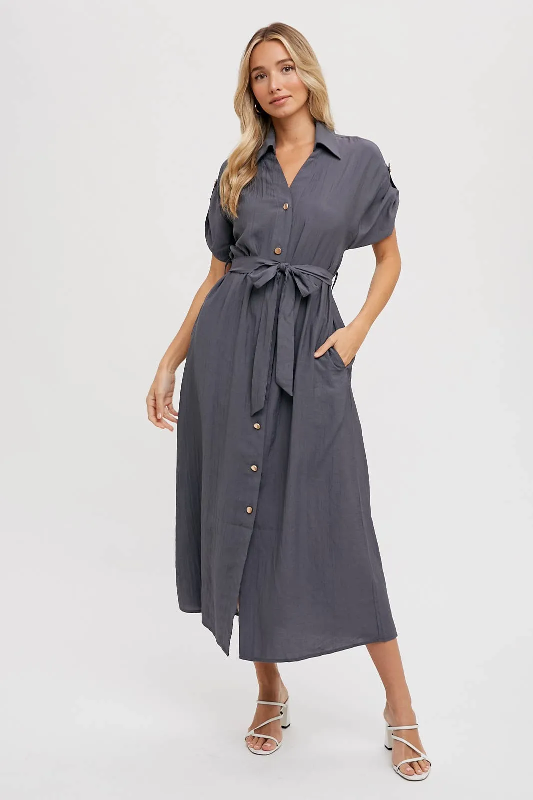Lady Agatha Button Down Dress