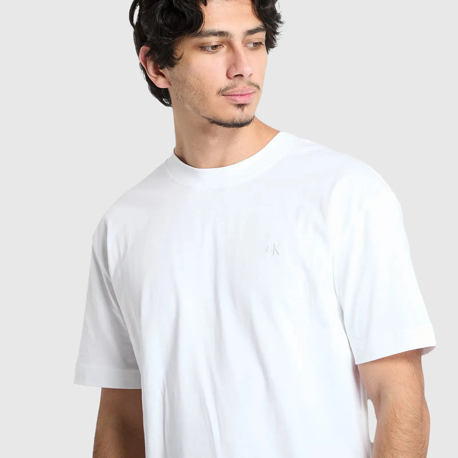 Layered Monogram T-Shirt - White