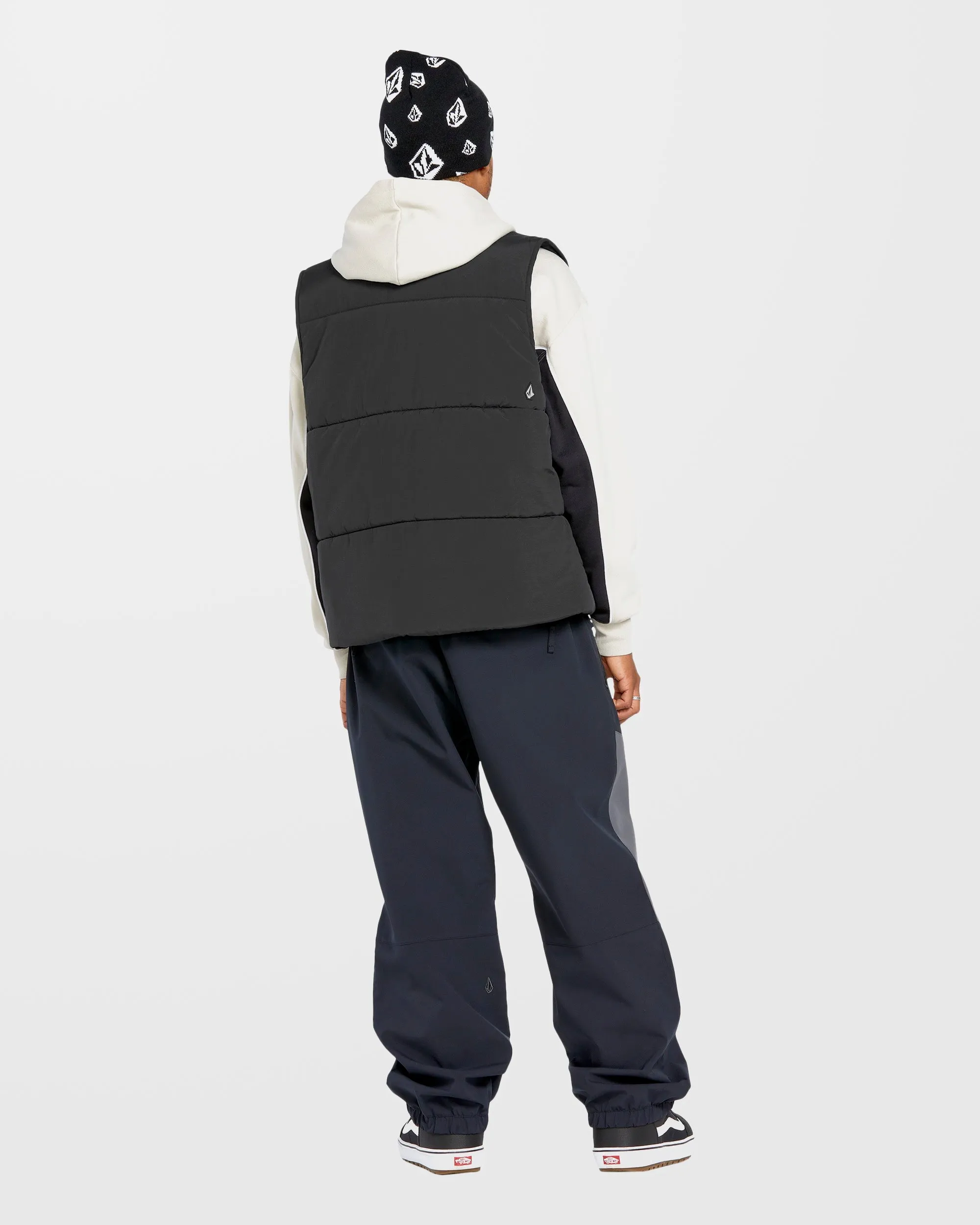 Layered Up Weste - Black