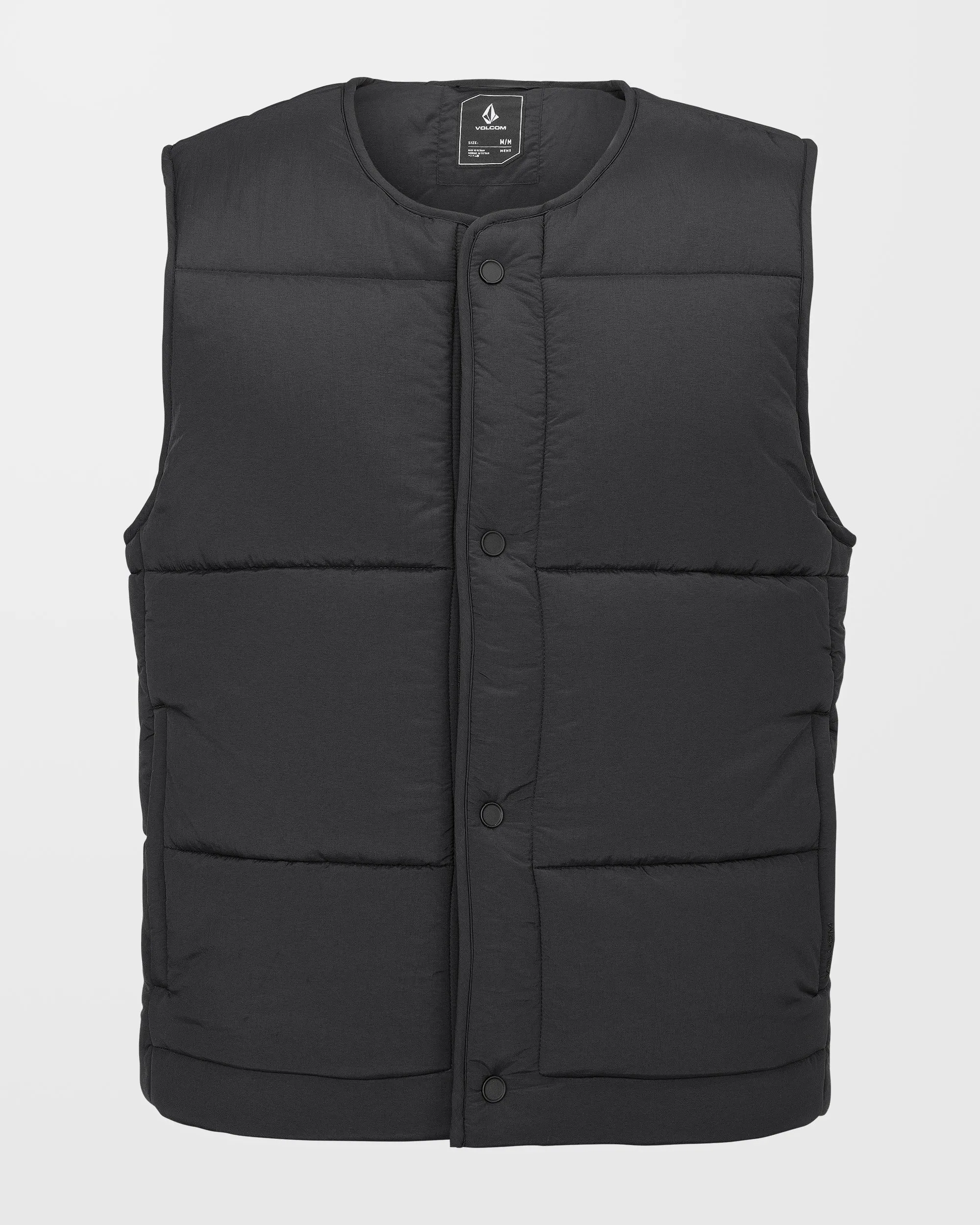 Layered Up Weste - Black