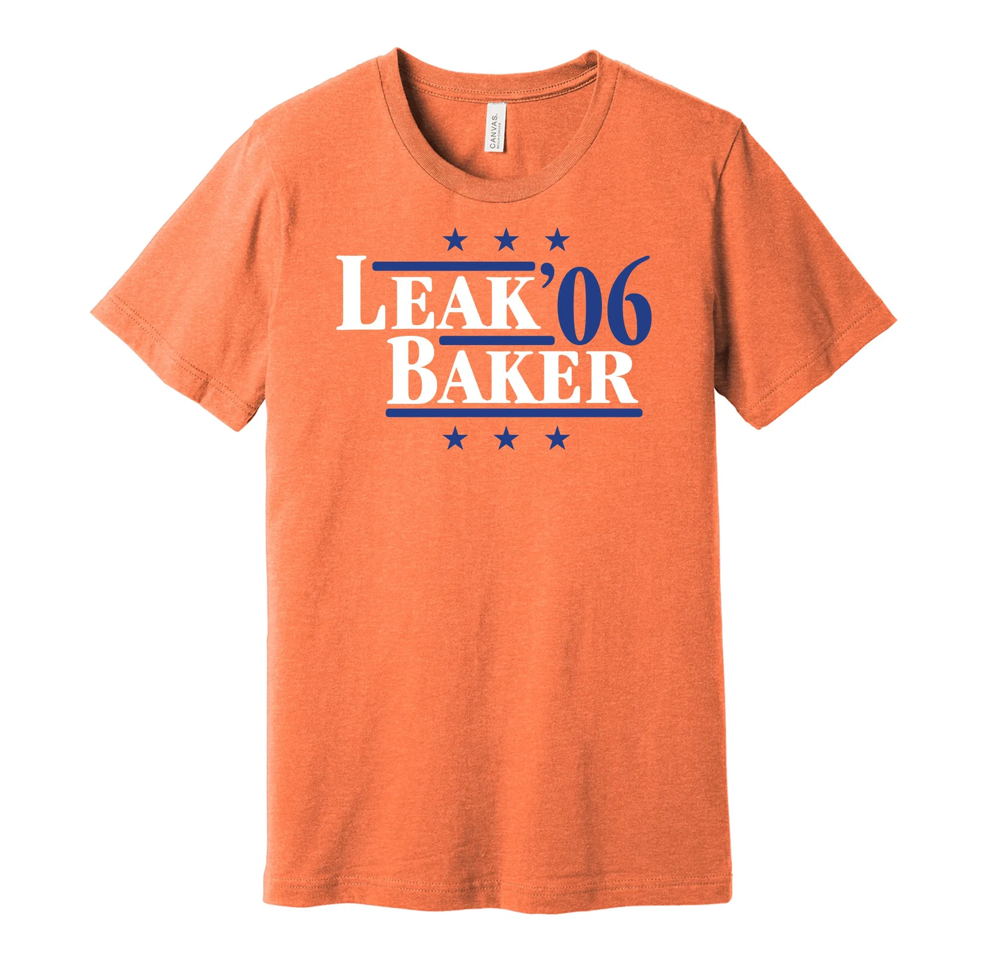 Leak & Baker '06 - Florida Football Political Campaign Parody T-Shirt - Hyper Than Hype Shirts