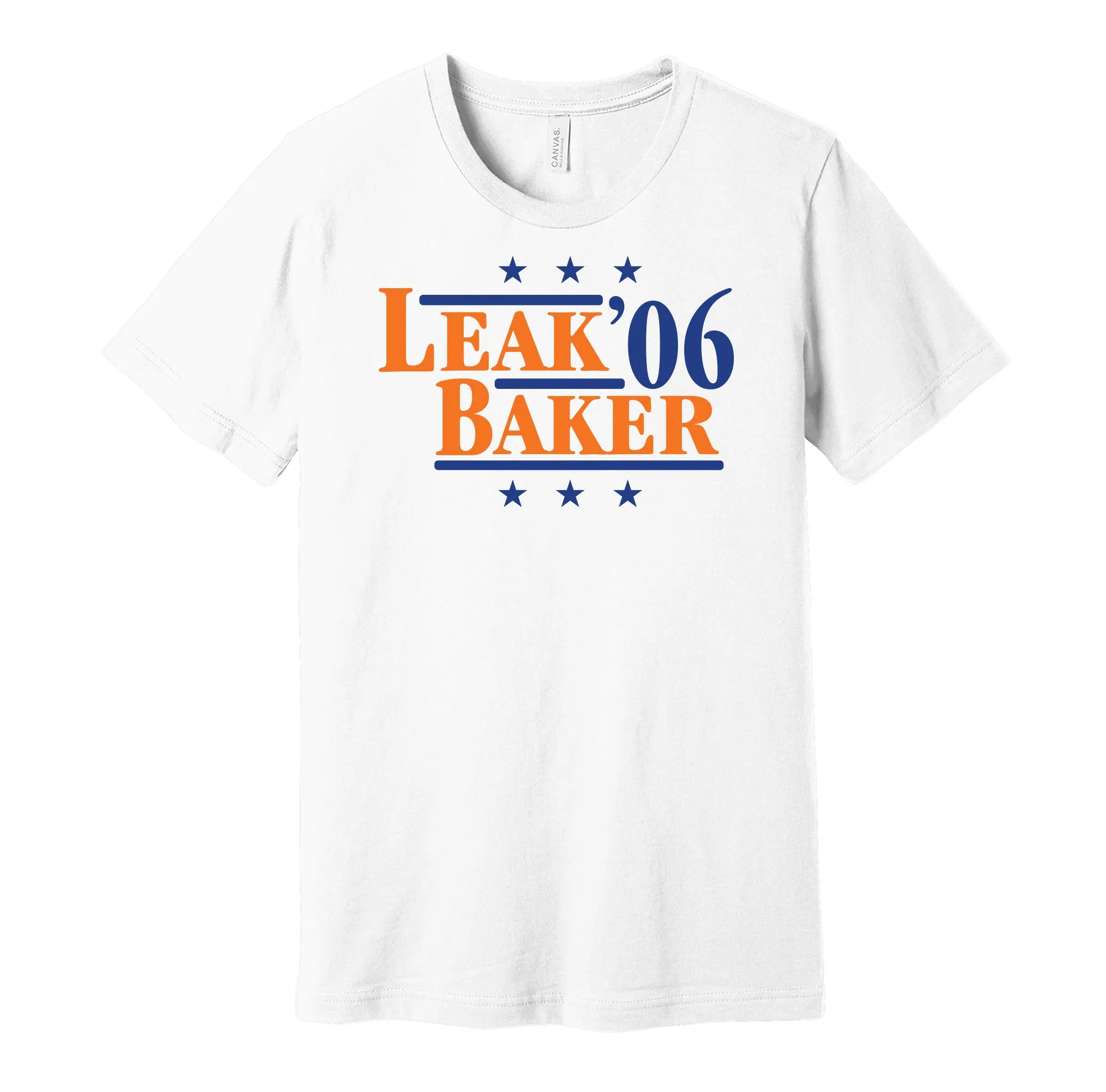 Leak & Baker '06 - Florida Football Political Campaign Parody T-Shirt - Hyper Than Hype Shirts