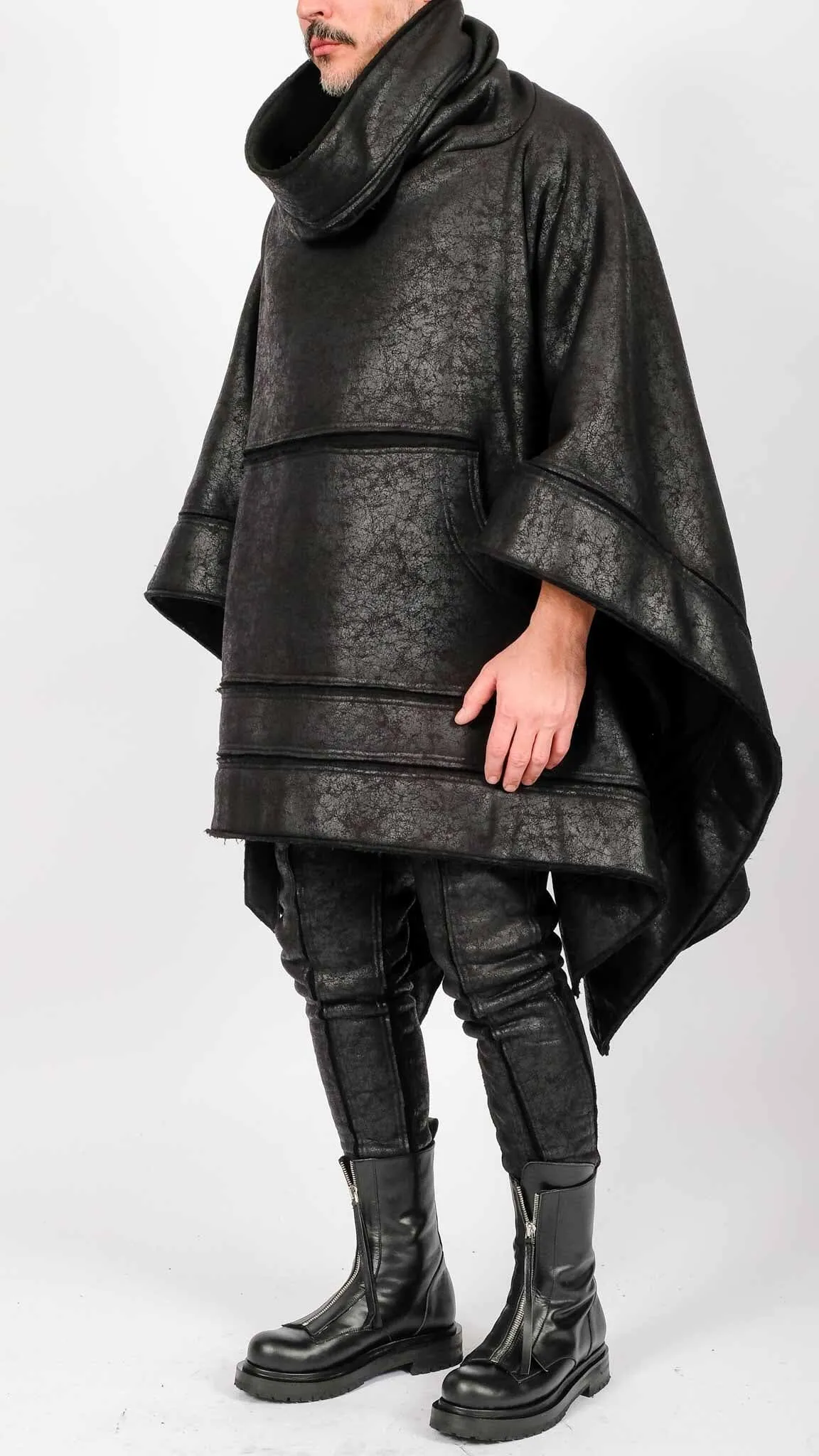 Leather Effect Cape