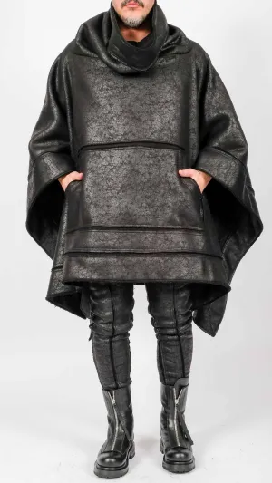 Leather Effect Cape