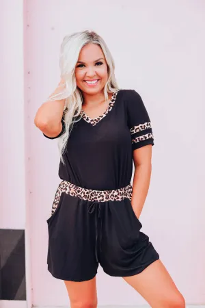 Leopard Accents Lounge Set