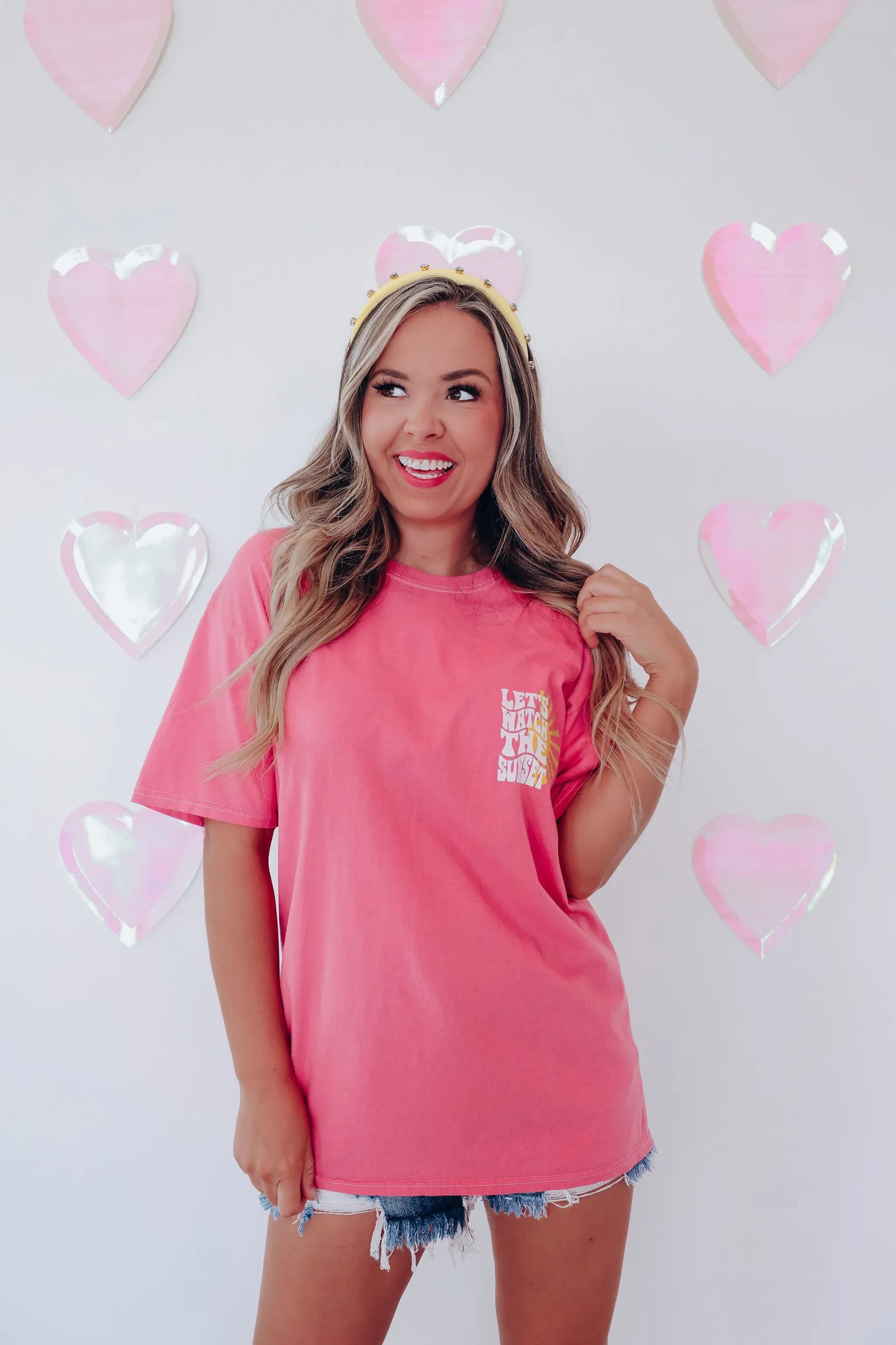 Let's Watch The Sunset Graphic Tee